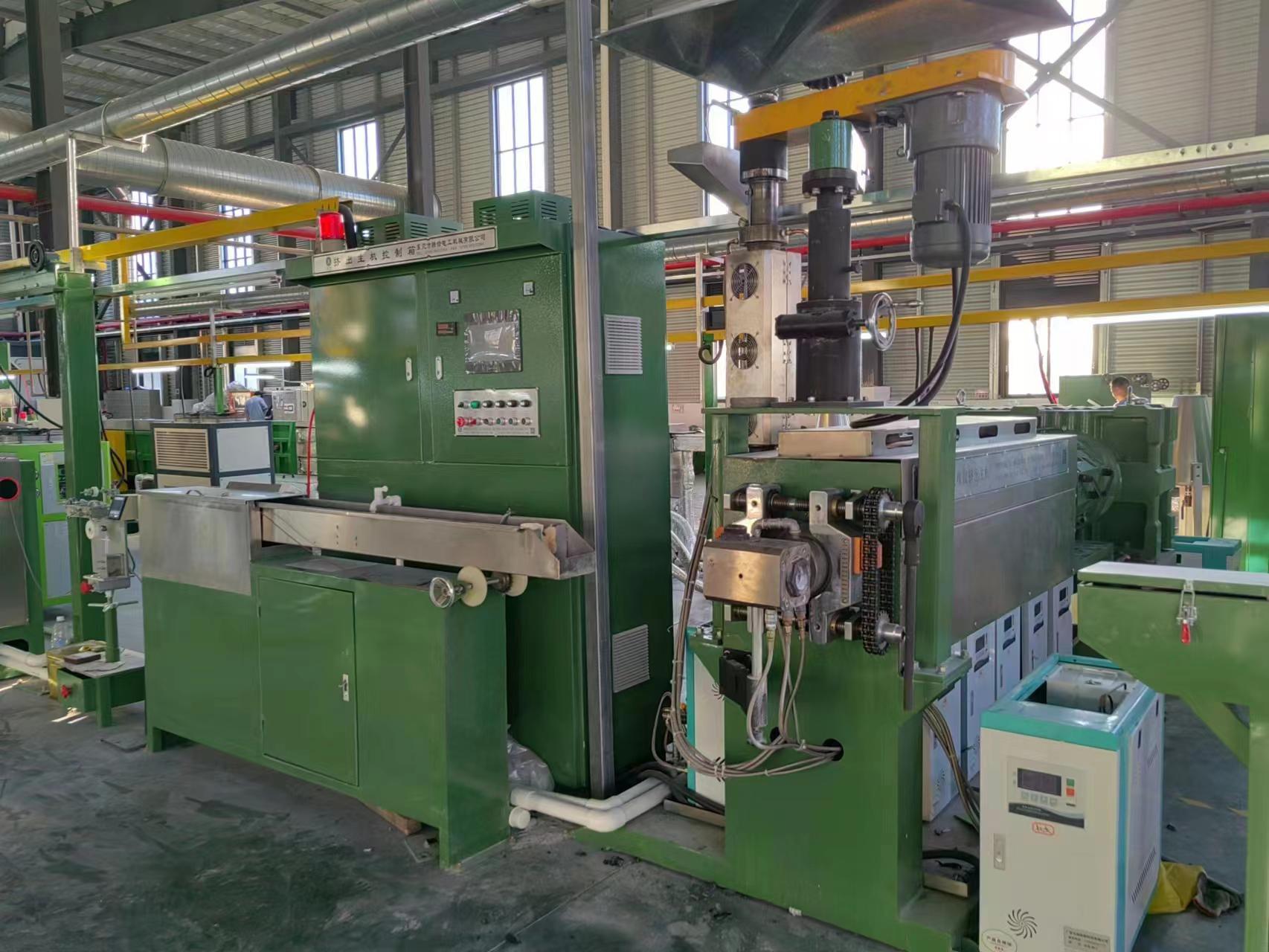 New type of irradiated rubber wire and cable extrusion production line (sheet material)